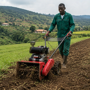 Rotary Tillage Weeder <b>Machine</b> Gasoline Power Tiller <b>Walk</b> Behind Cultivator For Farm - Product Image 1
