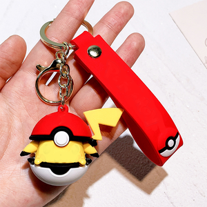 <span class=keywords><strong>2025</strong></span> Hot Bán Poke phim hoạt hình <span class=keywords><strong>PVC</strong></span> Móc Chìa Khóa poké bóng Anime <span class=keywords><strong>Keychain</strong></span> - Product Image 6