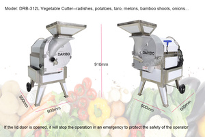 Coupe-légumes professionnel DRB-312L de haute qualité pour pommes de terre, oignons et carottes <span class=keywords><strong>en</strong></span> dés ou <span class=keywords><strong>en</strong></span> morceaux - Product Image 4