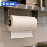 Rouleau de serviettes de cuisine TAD en gros, serviettes en papier jetables douces, résistantes et absorbantes pour la restauration commerciale