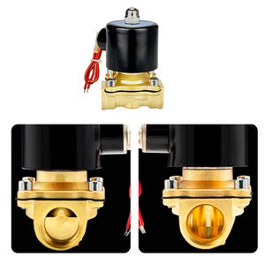 Katup Solenoid Pneumatik Listrik TMOK 2W DN15 1/2 Inci AC220V DC24V Normal Tertutup Berbahan Kuningan untuk Air, Minyak, Gas - Product Image 4