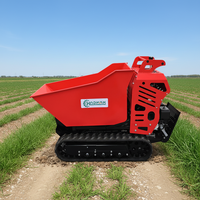 Mini-dumper chinois 500 kg de charge, 4 roues, mini-dumper agricole, brouette motorisée