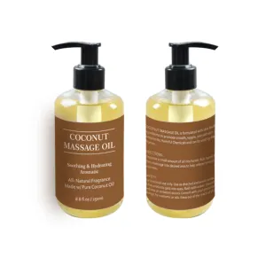 2024 Hot 100% Pure Natural Organic Coconut Essential Massage Oil for Body Hair Face Oil For Multi-use with many scents