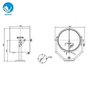 TZ5 220 В 2000 Вт GY16 алюминиевый морской канал вольфрамовый галогенный поворотный поисковый светильник для корабля - Product Image 2