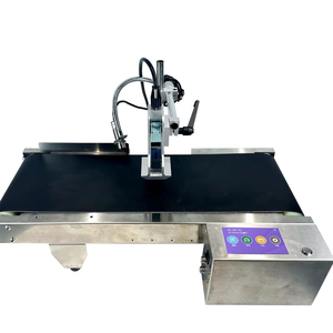 Petite imprimante à jet d'encre TIJ pour le codage de la date d'expiration <span class=keywords><strong>en</strong></span> <span class=keywords><strong>ligne</strong></span> avec convoyeur de bureau - Product Image 2