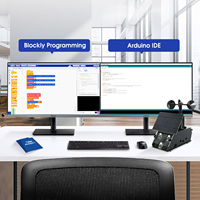 Kit de démarrage de station météo ACEBOTT IOT, moniteur de vitesse du vent, de température et d'humidité, prévisions météorologiques et baromètre pour ESP32 Arduino