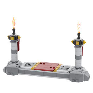 Base di Bowser di <span class=keywords><strong>Mario</strong></span> Leguoguo MOC MOOXI MOC1223 Set di Costruzioni con Minifigure Giocattolo Senza Personaggi - Product Image 5
