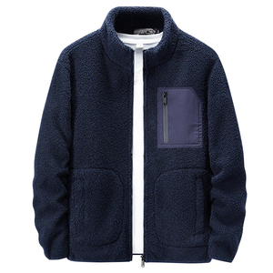 Mùa Thu Mùa Đông Nhu Yếu Phẩm Áo Khoác Lông Cừu Sherpa Có Khóa Kéo Toàn Bộ Áo Khoác Mùa Đông Chống Gió Lót Lông Cừu Cực Có Khóa Kéo - Product Image 4