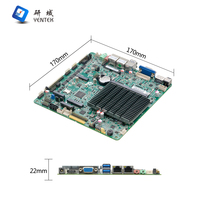 Placa Base Industrial Mini ITX Intel N97 N100, DDR4, SATA, Win10/11, Linux, 2 RJ45 Gigabit LAN, 6 RS232
