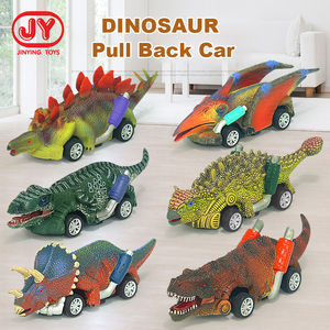 Lot de 6 mini voitures dinosaures à rétrofriction pour tout-petits, figurines d'animaux de 5,3 pouces - Product Image 2