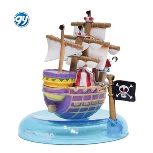 6pc/lot Barco une pièce Anime Figure mille ensoleillé <span class=keywords><strong>bateau</strong></span> <span class=keywords><strong>Pirate</strong></span> marine <span class=keywords><strong>bateau</strong></span> allant joyeux modèle Mini Collection jouet enfant cadeaux - Product Image 5