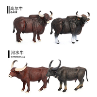 Figur Hewan Sapi Model Patung Simulasi PVC Solid Grosir Mainan Figur Hewan