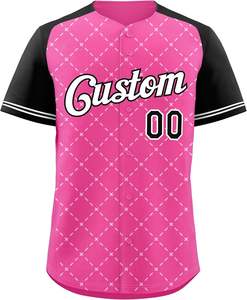 Breathable Baseball Jersey Hip Hop Button Down Sports <b>Shirts</b> Personalized Stitched Name Number for <b>Men</b> Women Youth _ Clothing - Product Image 6