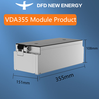 DFD modul baterai Lithium ion isi ulang prisma NMC 120Ah 3.7V 6S1P 22.2V 114Ah untuk daun EV