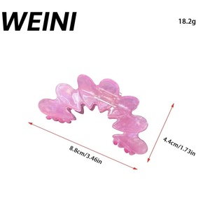 <span class=keywords><strong>ก</strong></span>ิ๊บติดผมทร<span class=keywords><strong>ง</strong></span>โค้ง WEINI ดีไซน์ฝรั่<span class=keywords><strong>ง</strong></span>เศส<span class=keywords><strong>แบ</strong></span>บใหม่ วัสดุอะซิเตทลายกระดอ<span class=keywords><strong>ง</strong></span>เต่า สวยหรู - Product Image 2