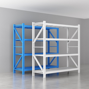 헤비 듀티 4~5단 볼트리스 메탈 선반 시스템, 산업용 보관 랙 (차고 및 창고용 스틸 선반) - Product Image 6