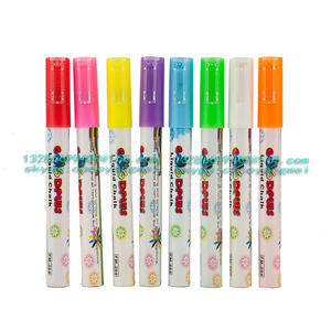 <span class=keywords><strong>Amazon</strong></span> Liquid Chalk Markers Non-Toxic Wet Erase Reversible Tip 8 Colors Window Chalkboard Glass Pen pour voiture, tableau noir et bistro - Product Image 1