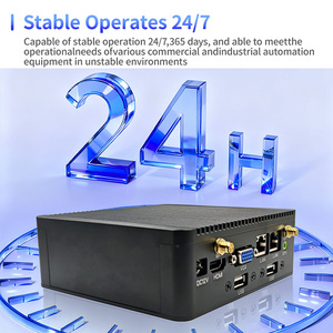 Vente directe usine – Mini PC industriel portable sans ventilateur avec double LAN intégré pour rail DIN, YKRGKJ002, double COM et double LAN, idéal pour - Product Image 5