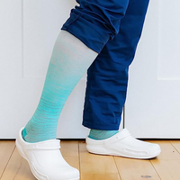 Chaussettes de compression grande taille pour mollets larges, 20-30 mmHg, en coton, hauteur genou, pour un soutien optimal