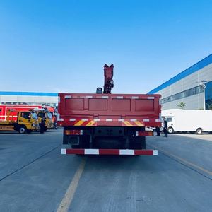 Camión Grúa Dongfeng 8X4 con Plataforma Plana, Grúa Telescópica de 16T Montada en Camión para Ingeniería Vial Municipal - Product Image 5