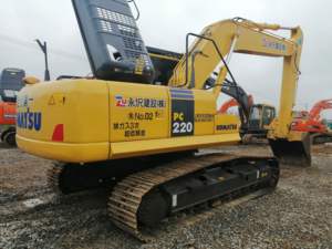 Excavatrice KOMATSU PC220 PC220-8 KOMATSU d'occasion originale moteur de pompe hydraulique sur chenilles d'excavatrice d'occasion de 22 tonnes à vendre - Product Image 2