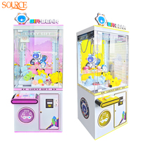 Machine à griffes à monnayeur SOURCE, jeu d'arcade d'intérieur pour la capture de poupées et jouets, pour fêtes d'anniversaire d'enfants, vente en gros, divertissement et plaisir