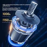 Marteau électrique Dongcheng 20V Lithium-Ion, perceuse à percussion sans fil, triple fonction, qualité industrielle, 28mm, 5kg