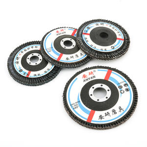 Disco Abrasivo Plano de 100 mm para Pulir y Desbastar Metal, Personalizable, para Procesamiento de Cuchillas de Acero Inoxidable, Tipo Copa con Rejilla - Product Image 3