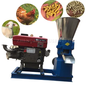 Pelletizador para fabricação de pelugem, máquina industrial do pelletizador da eficiência barata mini maquinaria de processamento de alimentação de animais