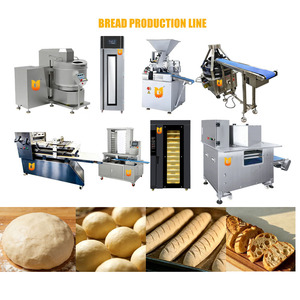 Máquina Automática para Hacer Pan <span class=keywords><strong>de</strong></span> Acero Inoxidable: Mezcladora, Formadora, Laminadora, Cortadora y Panificadora con Horno - Product Image 3