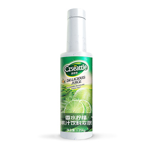 Sirop concentré de jus de citron Czseattle pour boissons et jus de fruits, ingrédient pour bubble tea et milk tea - Product Image 6