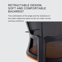 Chaises de bureau bon marché Chine Chaise de personnel ergonomique en maille tournante