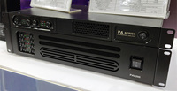 Amplificateur de puissance en rack 1U 400W Amplificateur de haut-parleurs audio domestique 800W 4 canaux Classe D Circuit PFC Amplificateur de haut-parleurs PA