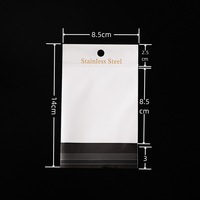 Tête de carte en plastique très transparente poche plate étui de téléphone portable sac d'emballage en film trempé conception de trou d'avion sac facile
