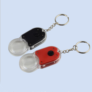 Quảng Cáo mini có thể gập lại Kính lúp Keyring thắp sáng kính lúp với Keychain cho khuyến mãi - Product Image 3