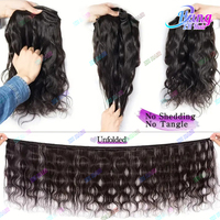 Venta al por mayor de mechones de cabello humano brasileño sin procesar, mechones de cabello con cutícula alineada Virgen sin procesar, extensiones de cabello humano baratas de doble estirado