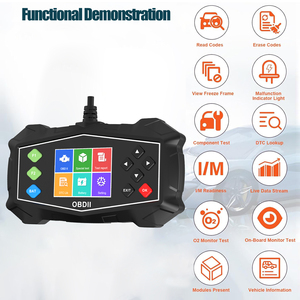 Escáner OBD2, Herramienta de Diagnóstico para Vehículos Pesados, Pantalla a Color de 2.8 Pulgadas, Lee y Borra Códigos DTC, 1 Año de Garantía, Compatible con <span class=keywords><strong>9</strong></span> Protocolos - Product Image 4