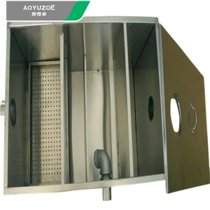 AOYUZOE filtre <span class=keywords><strong>à</strong></span> eau en acier inoxydable pour huile de cuisson <span class=keywords><strong>séparateur</strong></span> de pièges <span class=keywords><strong>à</strong></span> <span class=keywords><strong>graisse</strong></span> <span class=keywords><strong>séparateur</strong></span> huile-eau pour évier <span class=keywords><strong>à</strong></span> double cuvette - Product Image 4