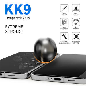 กระจกนิรภัย OEM KK9 แบบ Super Hard HD ป้องกันรอยขีดข่วน สำหรับ iPhone 18 Pro Max ป้องกันการแตก ไม่มีขอบดำ - Product Image 4