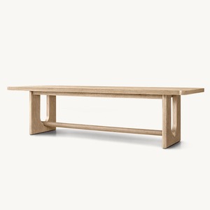 <span class=keywords><strong>Mesa</strong></span> de Comedor Rectangular Extensible de <span class=keywords><strong>Madera</strong></span> Maciza de Roble Negro para Interiores - Product Image 5