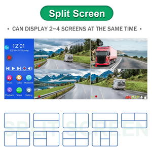 10.36 inch màn hình cảm ứng <span class=keywords><strong>Car</strong></span> <span class=keywords><strong>DVR</strong></span> Monitor cho người đi bộ phát hiện Side đảo ngược máy ảnh không thấm nước BSD Hệ thống ghi âm cho xe RV - Product Image 3