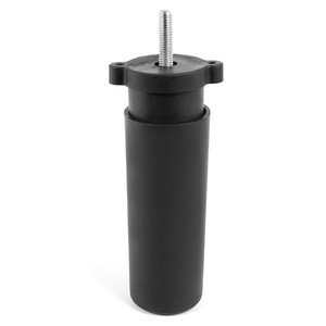 Jambe réglable Storm. Plastique ABS. Filetage M8. Noir. Clou de 24 mm - Q&Q - Product Image 1