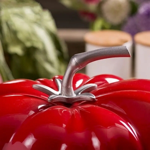 <span class=keywords><strong>Meilleure</strong></span> vente Casserole <span class=keywords><strong>de</strong></span> tomates en fonte émaillée en forme <span class=keywords><strong>de</strong></span> légumes Cocotte <span class=keywords><strong>de</strong></span> citrouille en fonte Casserole <span class=keywords><strong>de</strong></span> tomates - Product Image 2