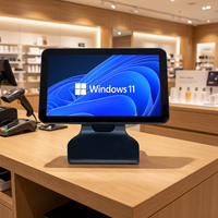 POS-терминал MJ-T1 для общепита, универсальный, с Windows 11, сенсорный экран, настольный POS-терминал для оплаты в розничной торговле продуктами питания и напитками