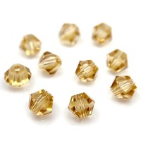 Perles Bicones en Cristal Autrichien AAA pour la Fabrication de Bijoux, Accessoires DIY, Breloques pour Femmes, Entretoises Facettées en Verre de Bohême
