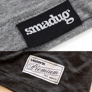 Étiquettes tissées en damassé à pli final, lavables, pour chaussettes, avec logo de marque personnalisé, conception ODM, faible MOQ - Product Image 6