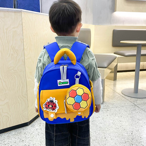 Borsa per bambini con protezione per la colonna vertebrale borsa leggera con riduzione del carico a doppia spalla impermeabile <span class=keywords><strong>zaino</strong></span> per bambini di grande capacità - Product Image 2