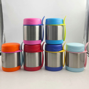 SilverJet Baby Insulated <b>Food</b> Jar 350ml Stainless Steel Vacuum <b>Flask</b> With Spoon Fork <b>For</b> Hot <b>Food</b> <b>Kids</b> Use - Product Image 6