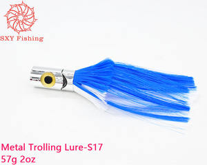 Señuelo de Pesca SXY FISHING S17 de 10 Pulgadas, Señuelo de PVC para Pesca en Aguas Profundas, Señuelo de Cabeza de Plástico para Pesca de Grandes Peces, Señuelo de Arrastre para Marlin, Atún y Lubina - Product Image 6