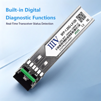 Module SFP 1.25G, 120KM longue portée, 1550nm LC SMF, émetteur-récepteur optique avec fonction de surveillance DDM pour commutateur Ethernet 1000Base